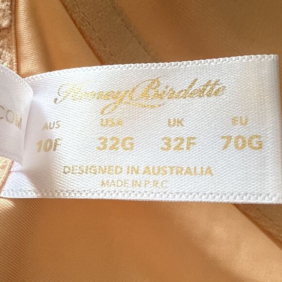 Honey Birdette Everyday Smooths Almond Bustier 32G NWT - Picture 8 of 10